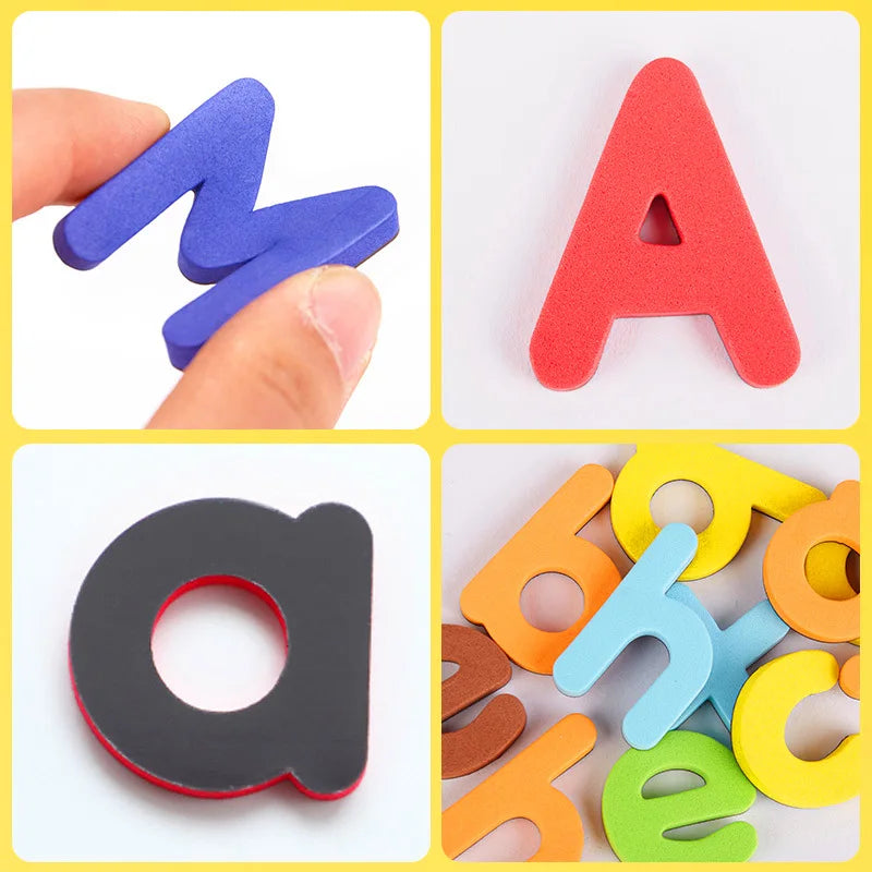 Lettres Magnétiques Alphabet avec Tableau Double Face