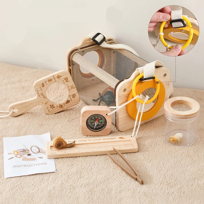 Kit Exploration Nature Enfant avec 8 Outils d'Observation