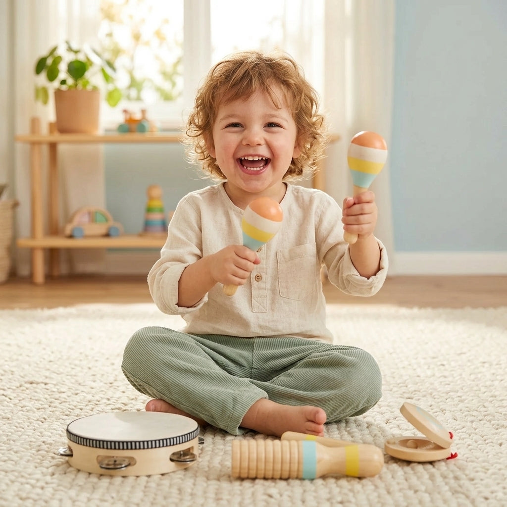 Ensemble d'Instruments de Musique Montessori (6 pièces)