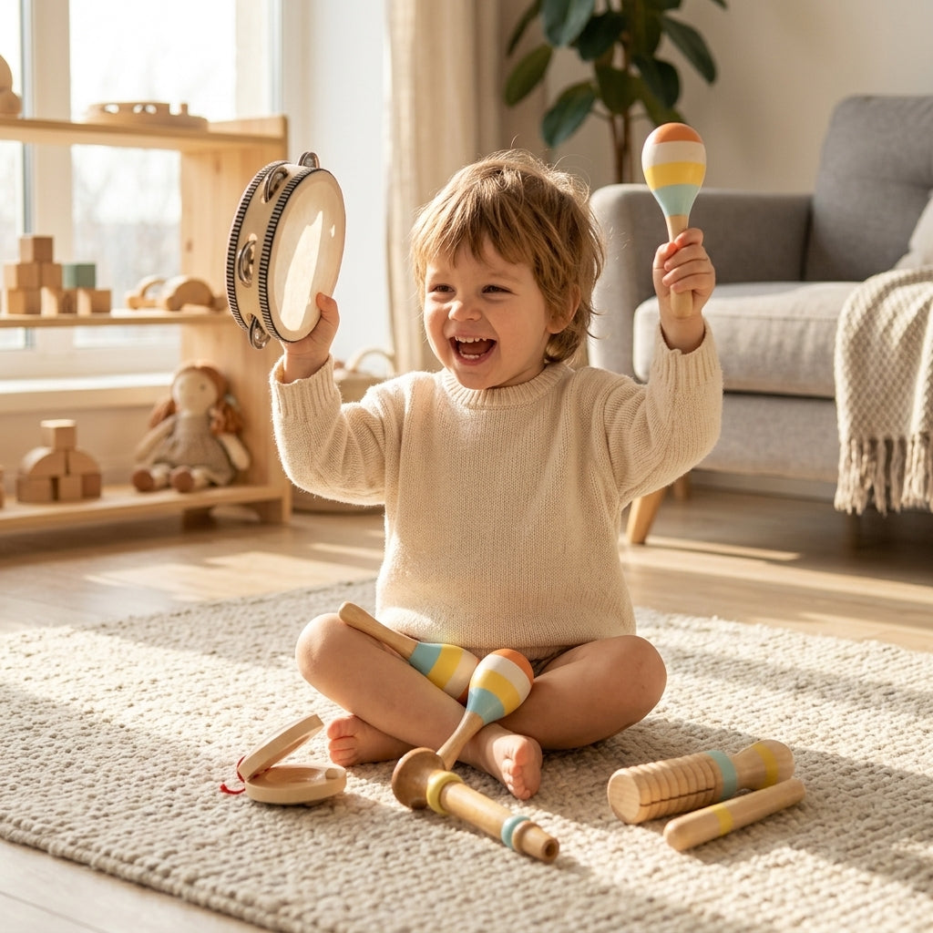 Ensemble d'Instruments de Musique Montessori (6 pièces)