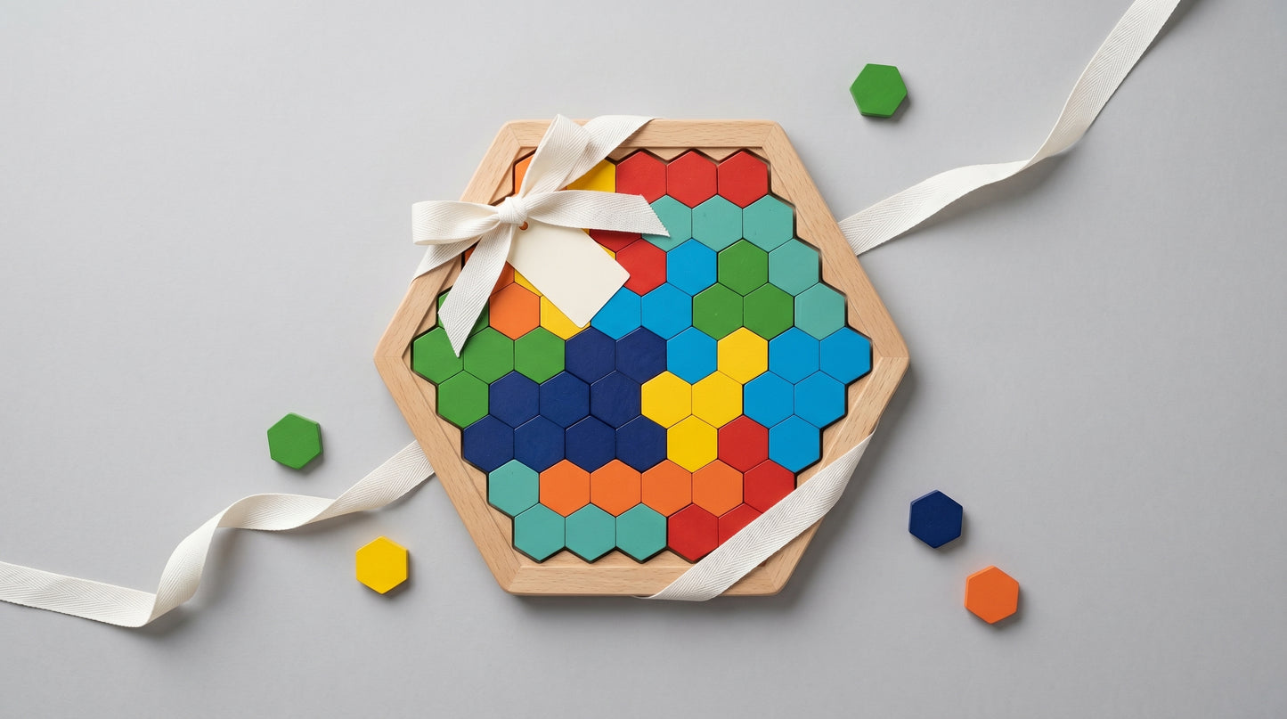 Tangram Hexagone Montessori Puzzle