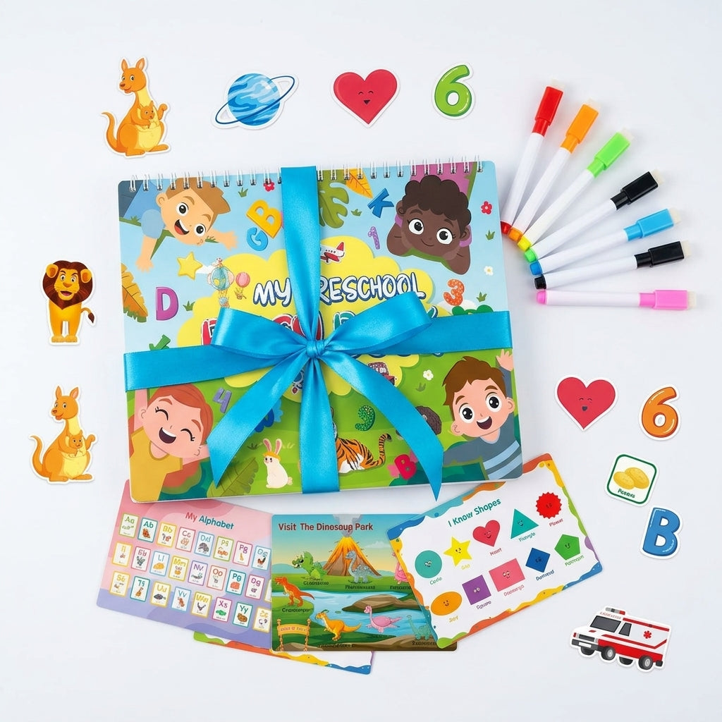 🎒 Busy Book Montessori – Livre d’Activités Éducatif Complet (Dès 2 ans)