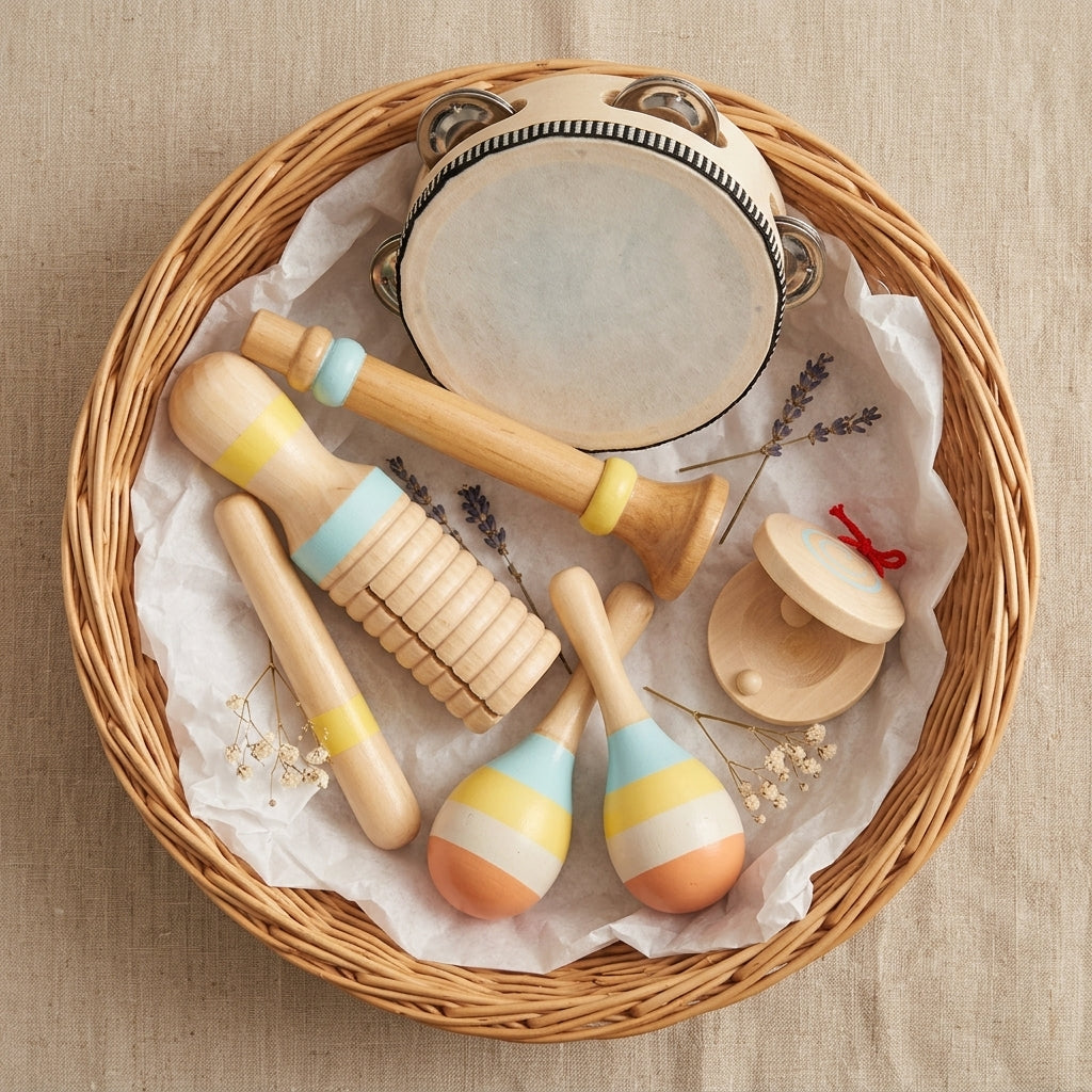 Ensemble d'Instruments de Musique Montessori (6 pièces)