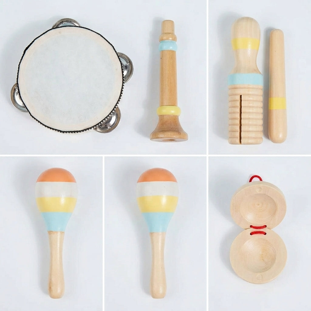 Ensemble d'Instruments de Musique Montessori (6 pièces)