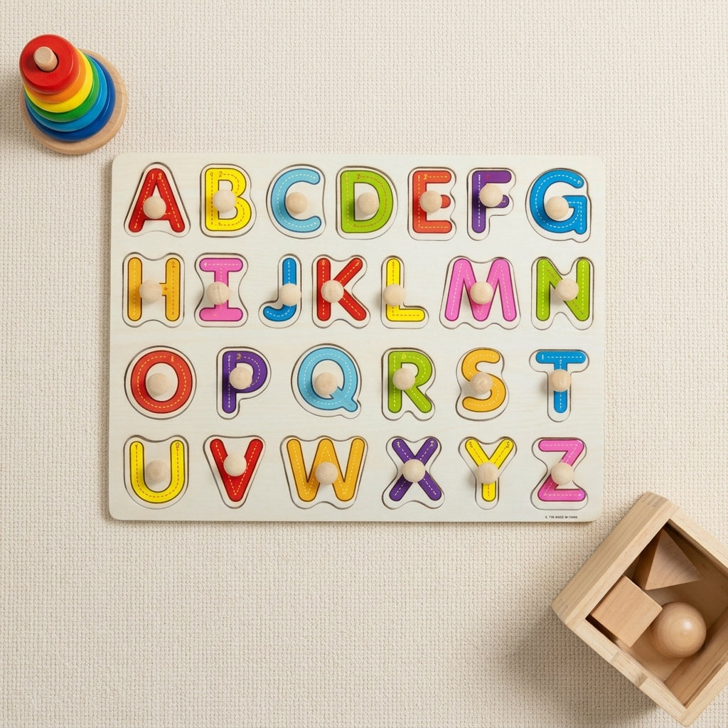 Plateau Alphabet Majuscule Montessori