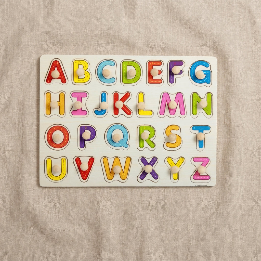 Plateau Alphabet Majuscule Montessori