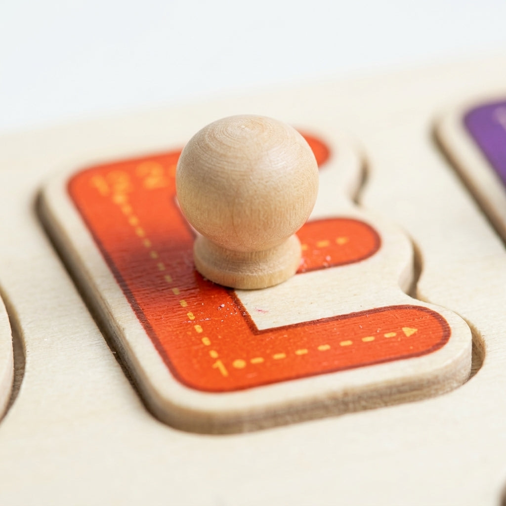 Plateau Alphabet Majuscule Montessori