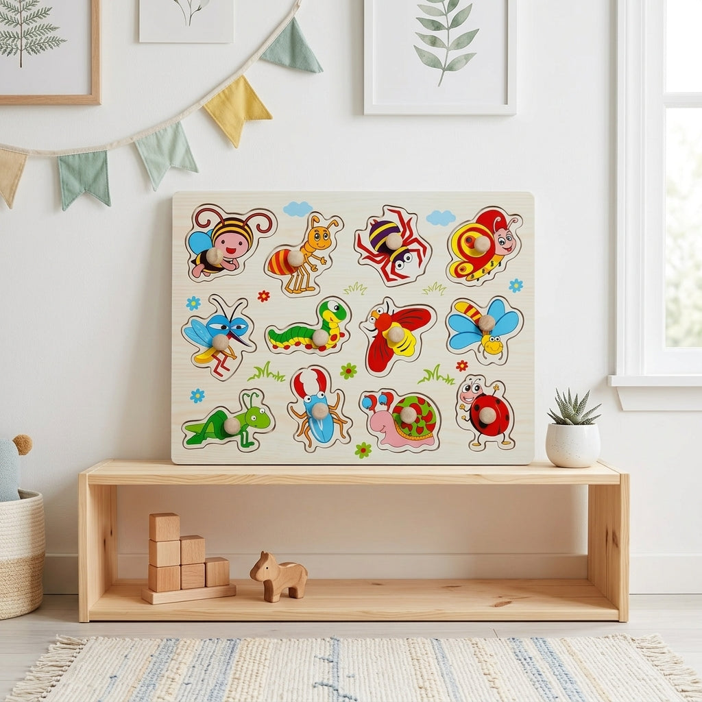 Plateau Montessori pour l'étude des insectes - Montessori