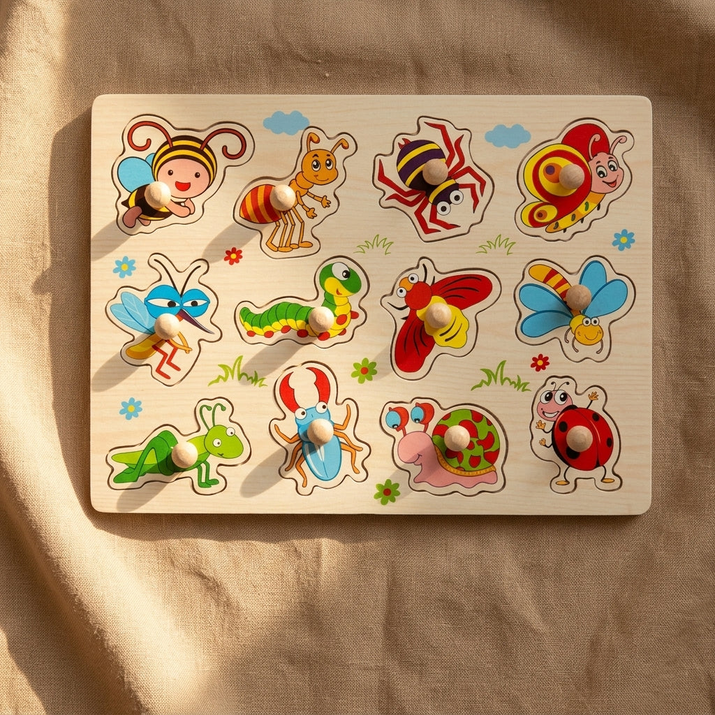 Plateau Montessori pour l'étude des insectes - Montessori