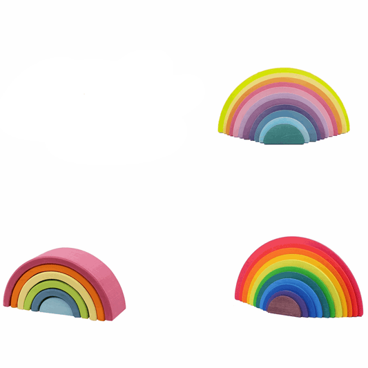 Arc-en-ciel Montessori en Bois Vivid Colors | Montezzori Montezzori