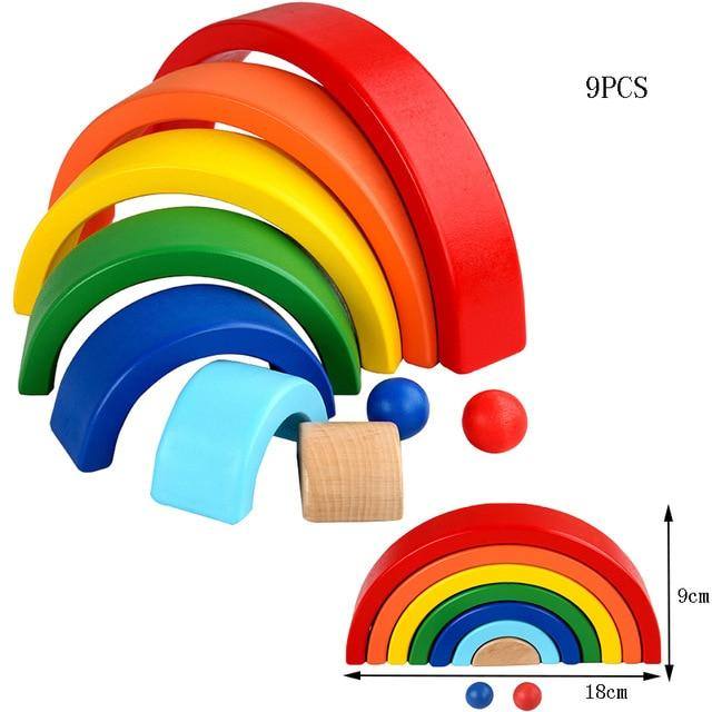 Arc-en-ciel Pastel Montessori Kids | Montezzori Moyen Montezzori