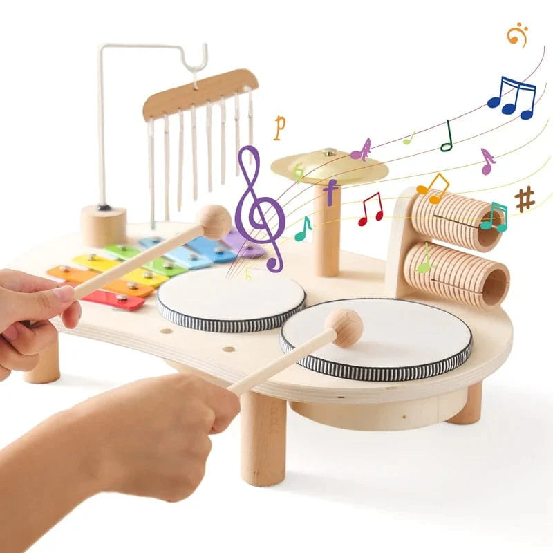 Batterie en bois Montessori Kids | Montezzori Montezzori