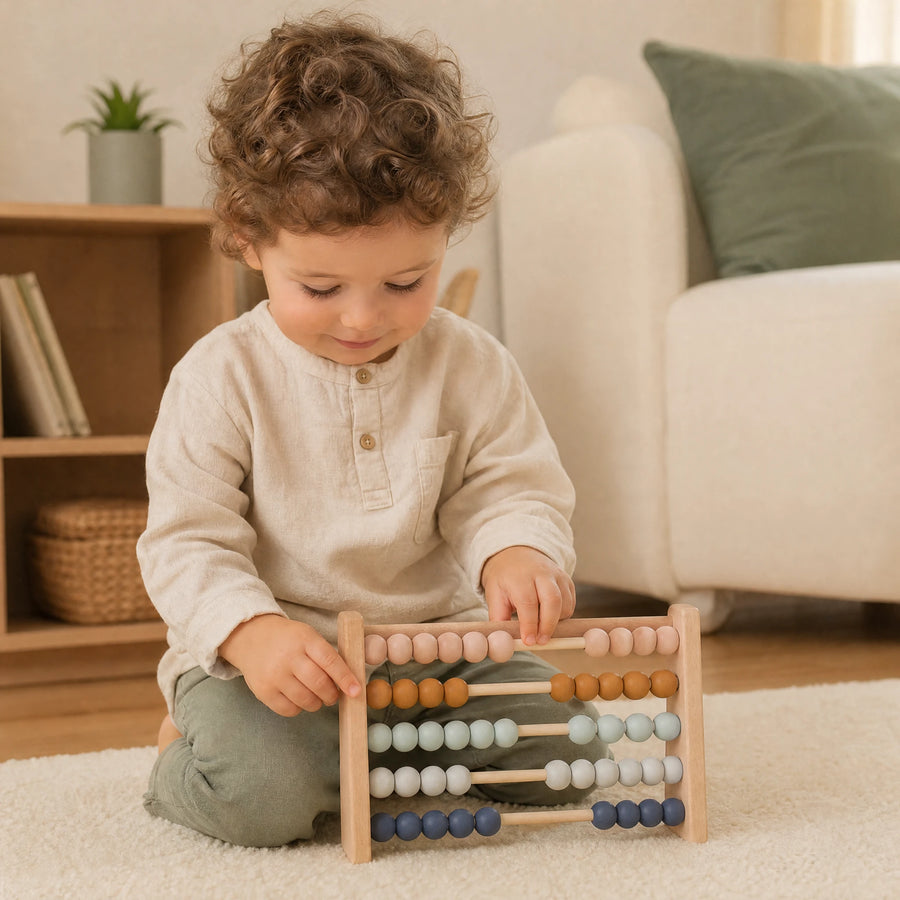 Boulier Coloré Montessori en Bois – Jouet Éducatif Mathématique pour Enfants - Utilisation du produit