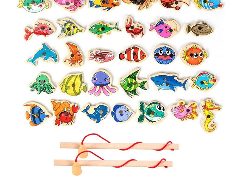 Pack Avancé - 31 poissons - 2 cannes boutique Montessori