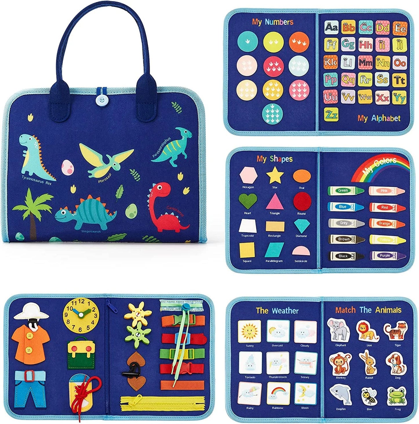 Busy Board  Kit Sensoriel 7 en 1 Montessori