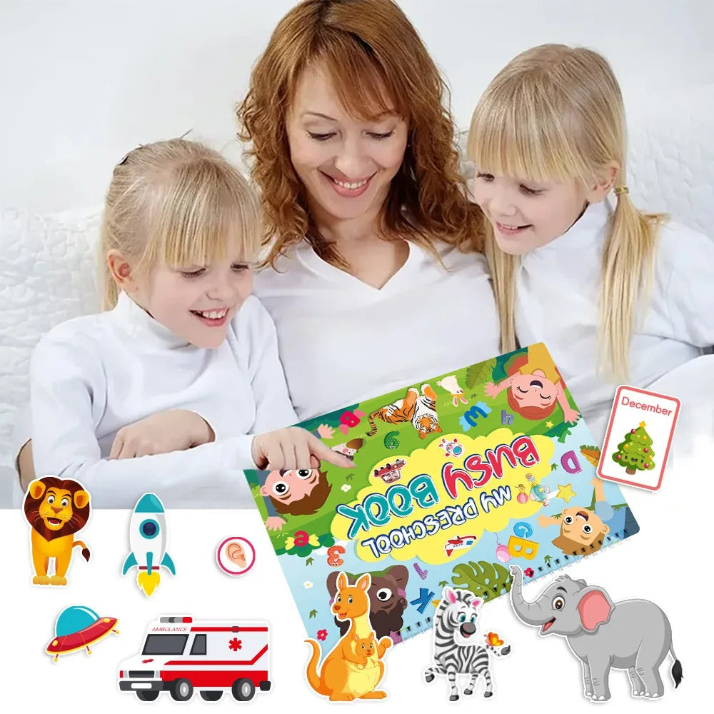 🎒 Busy Book Montessori – Livre d’Activités Éducatif Complet (Dès 2 ans)