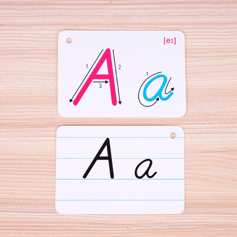 Cartes d'apprentissage de l'alphabet Montessori | Montessori Montessori