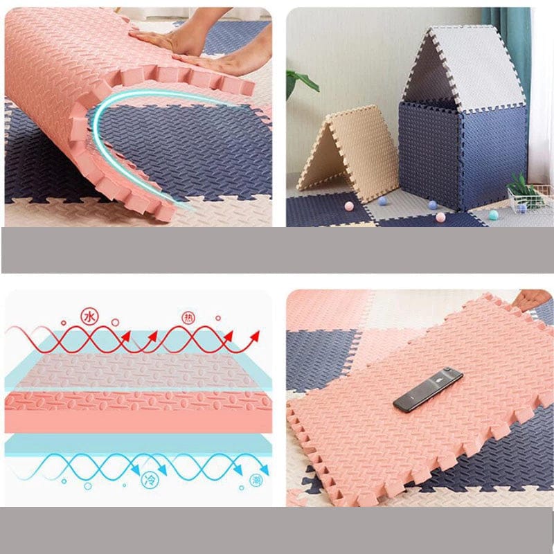 Dalle en mousse pour mobilité Montessori - 30x30x1cm | Montezzori Montezzori