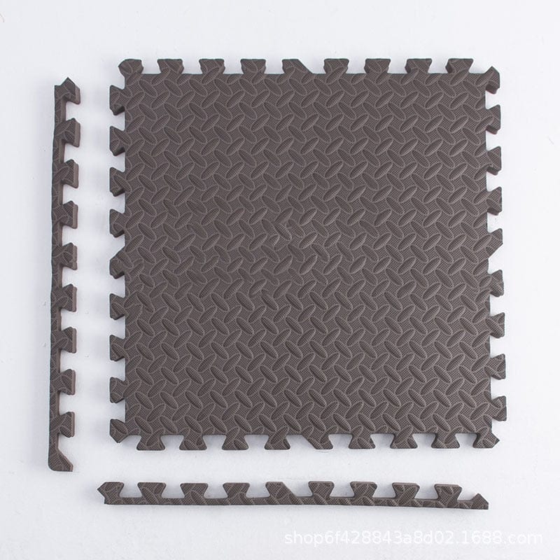 Dalle en mousse pour mobilité Montessori - 30x30x1cm | Montezzori Marron - 6 pièces Montezzori