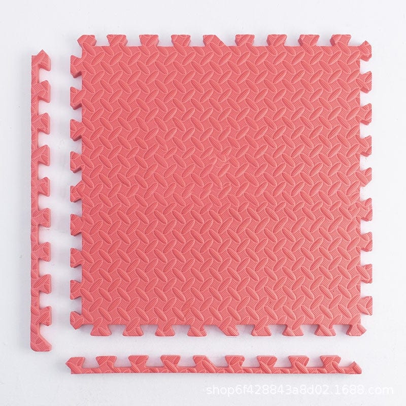 Dalle en mousse pour mobilité Montessori - 30x30x1cm | Montezzori Rouge - 6 pièces Montezzori