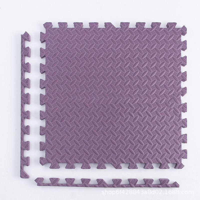 Dalle en mousse pour mobilité Montessori - 30x30x1cm | Montezzori Violet foncé - 6 pièces Montezzori