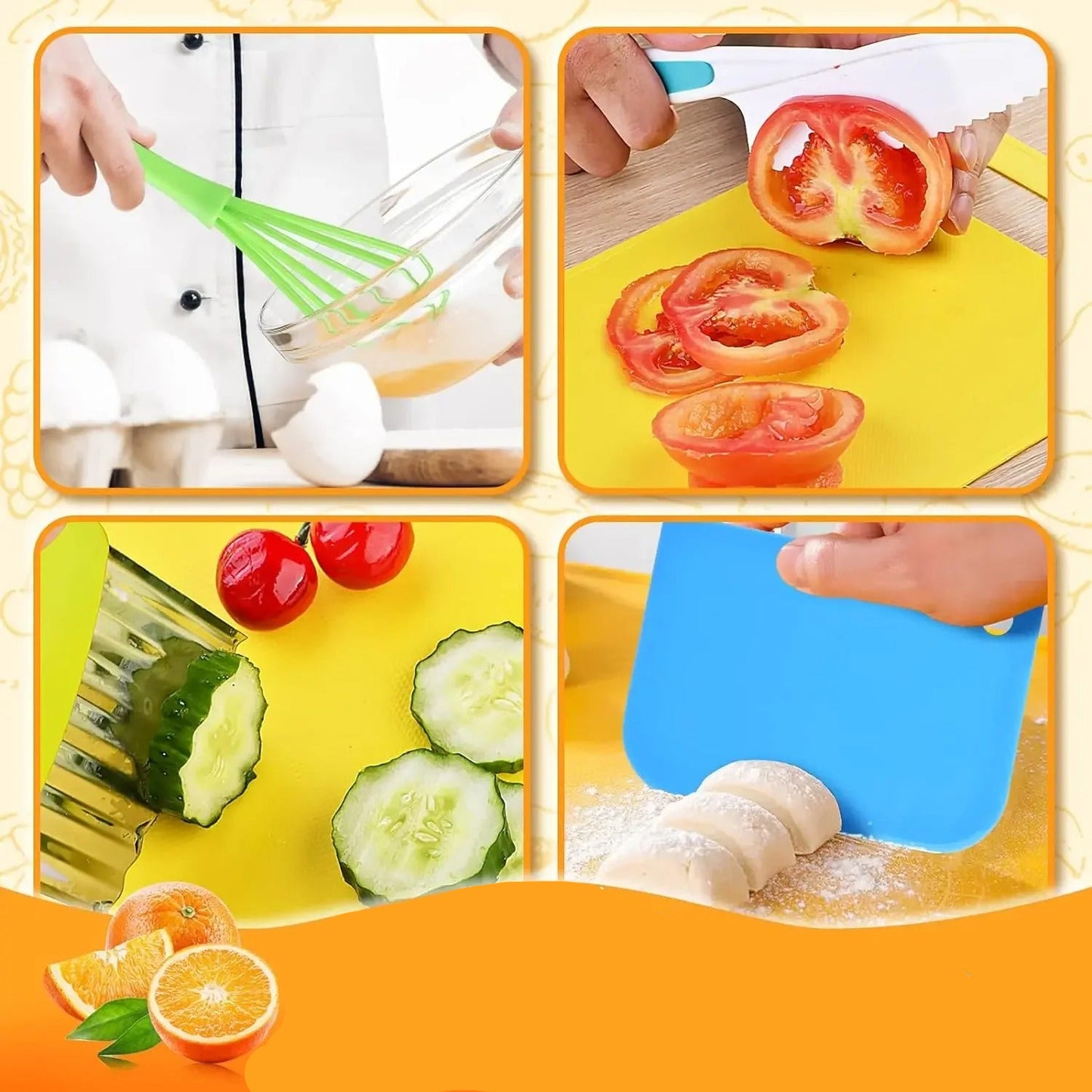 Couteaux Enfant – Kit de Cuisine 17 pièces