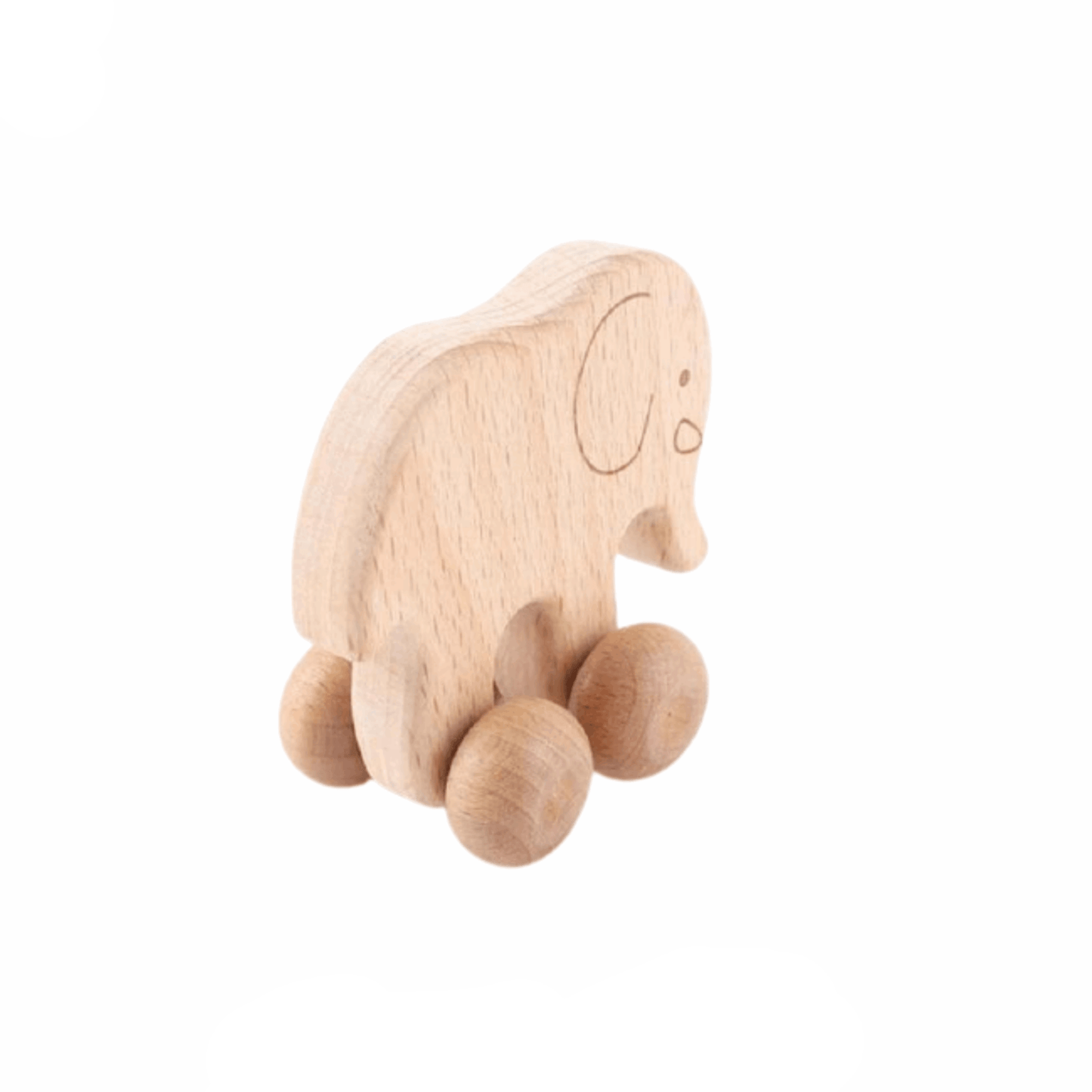 Hochet en Bois Éléphant Montessori Premium | Montezzori Montezzori