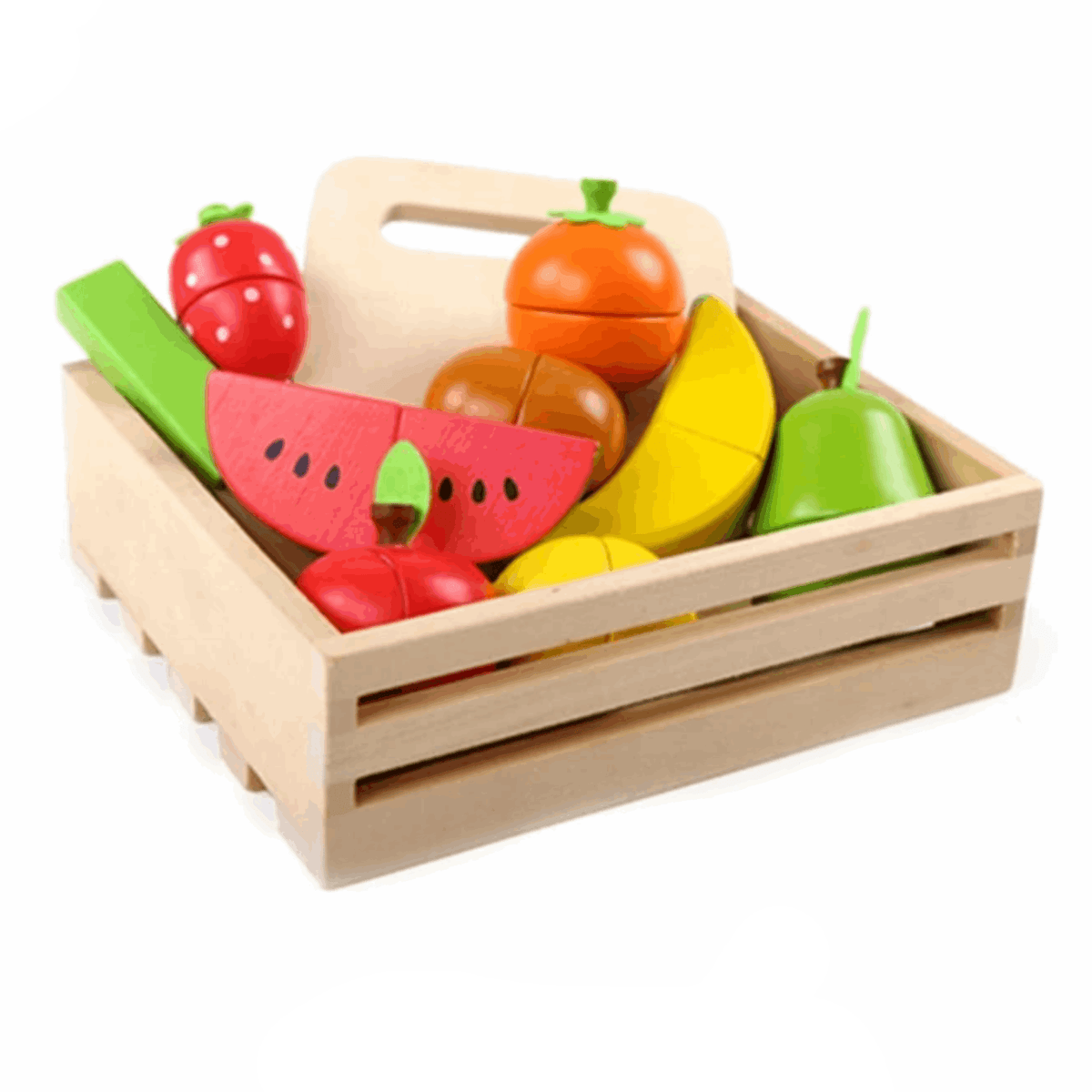 Jouet Fruits & Légumes en Bois Montessori | Montessori Montessori