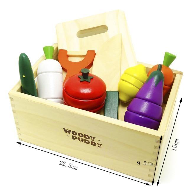 Jouet Fruits & Légumes en Bois Montessori | Montessori Montessori