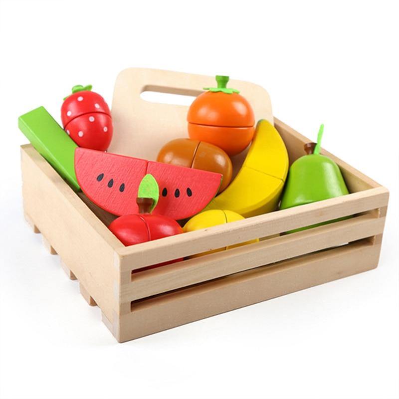 Jouet Fruits & Légumes en Bois Montessori | Montessori Montessori