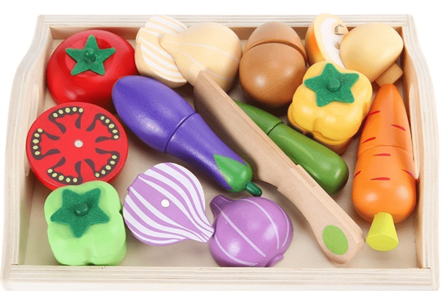 Jouet Fruits & Légumes en Bois Montessori | Montezzori Légumes Montezzori