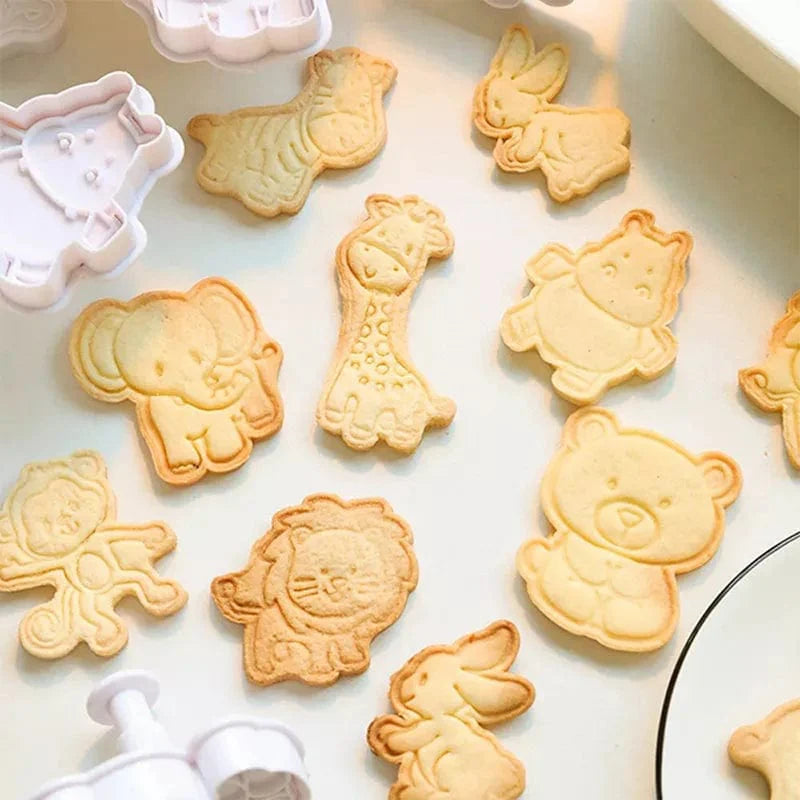 Kit de 4 emporte-pièces pour biscuits animaux Montessori | Montessori Montessori