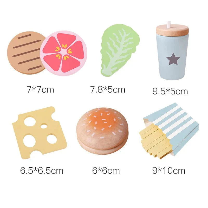 Kit de Cuisine Montessori DIY pour une Soirée Burgers Montessori | Montessori soirée burger Montessori