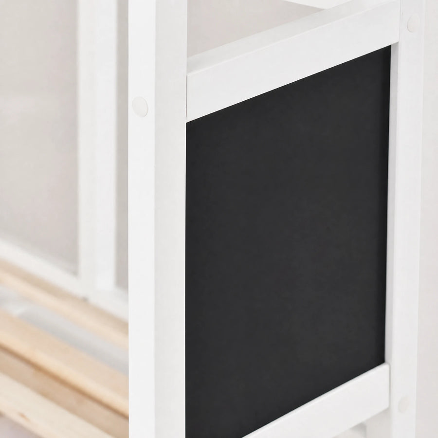 Lit Cabane Montessori avec Tableau Noir et Tiroirs - Détail matière