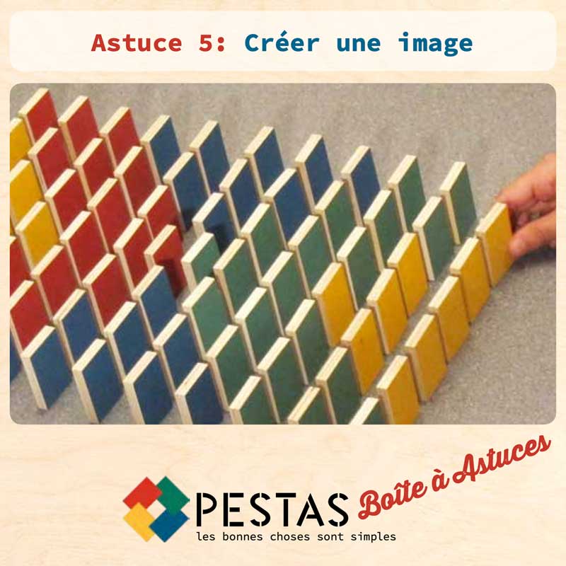 Lot de 24 Astuces Montessori Dominos | Montezzori Montezzori