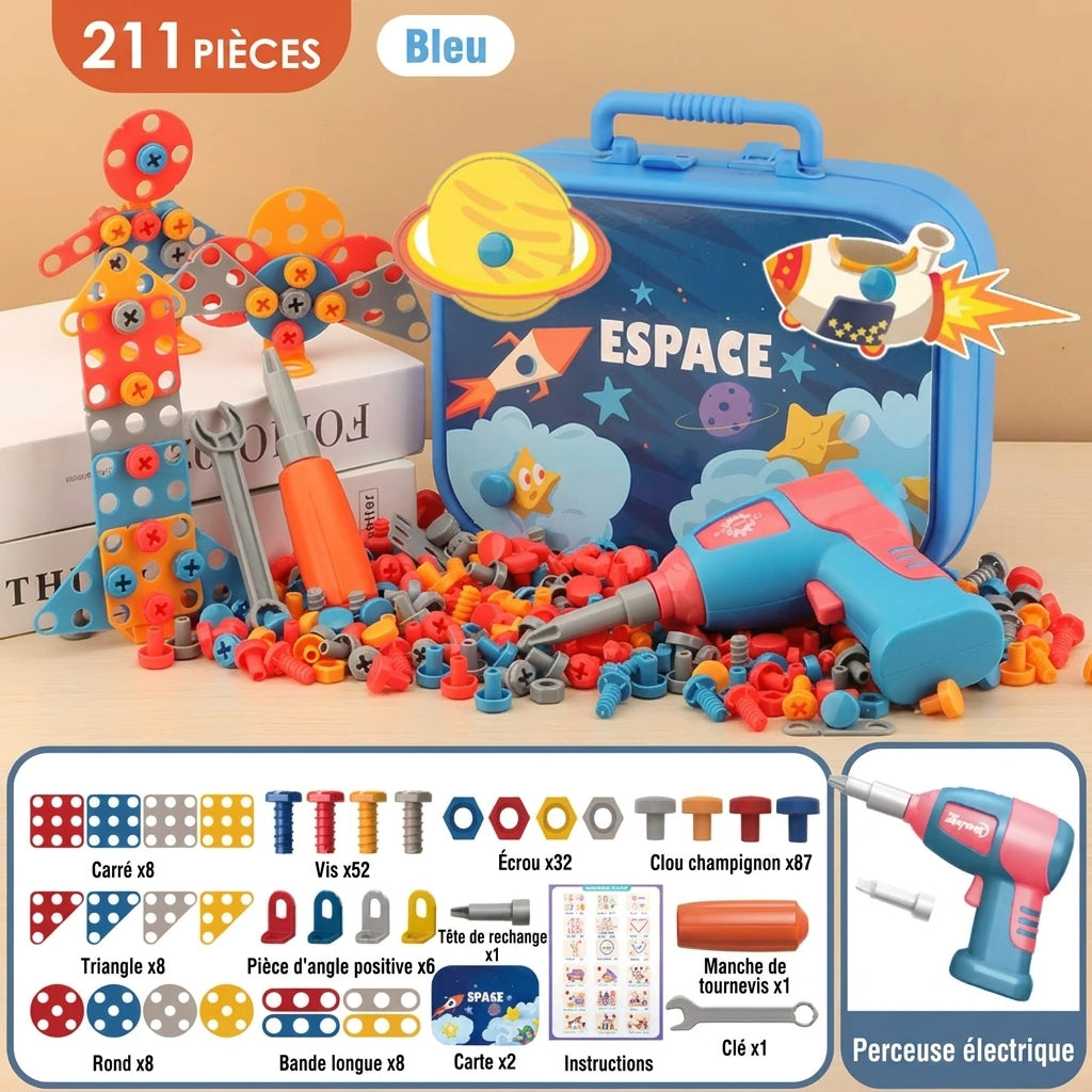 Ensemble de perçage Montessori