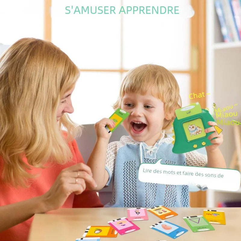 Oderra Carte Flash Parlante Francais, Cartes éducatives 224 Mots, Jouet Educatif pour écouter et Apprendre Cadeau Enfant, Jouet Enfant 3 4 5 6 Ans pour Garçons et Filles Bleu Oderra Carte Flash Parlante Francais, Cartes éducatives 224 Mots, Jouet Educatif pour écouter et Apprendre Cadeau Enfant, Jouet Enfant 3 4 5 6 Ans pour Garçons et Filles Bleu