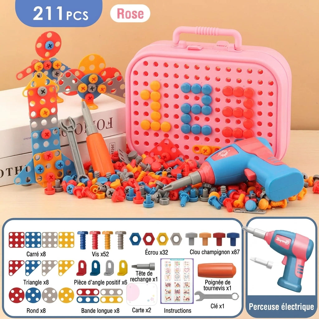 Ensemble de perçage Montessori
