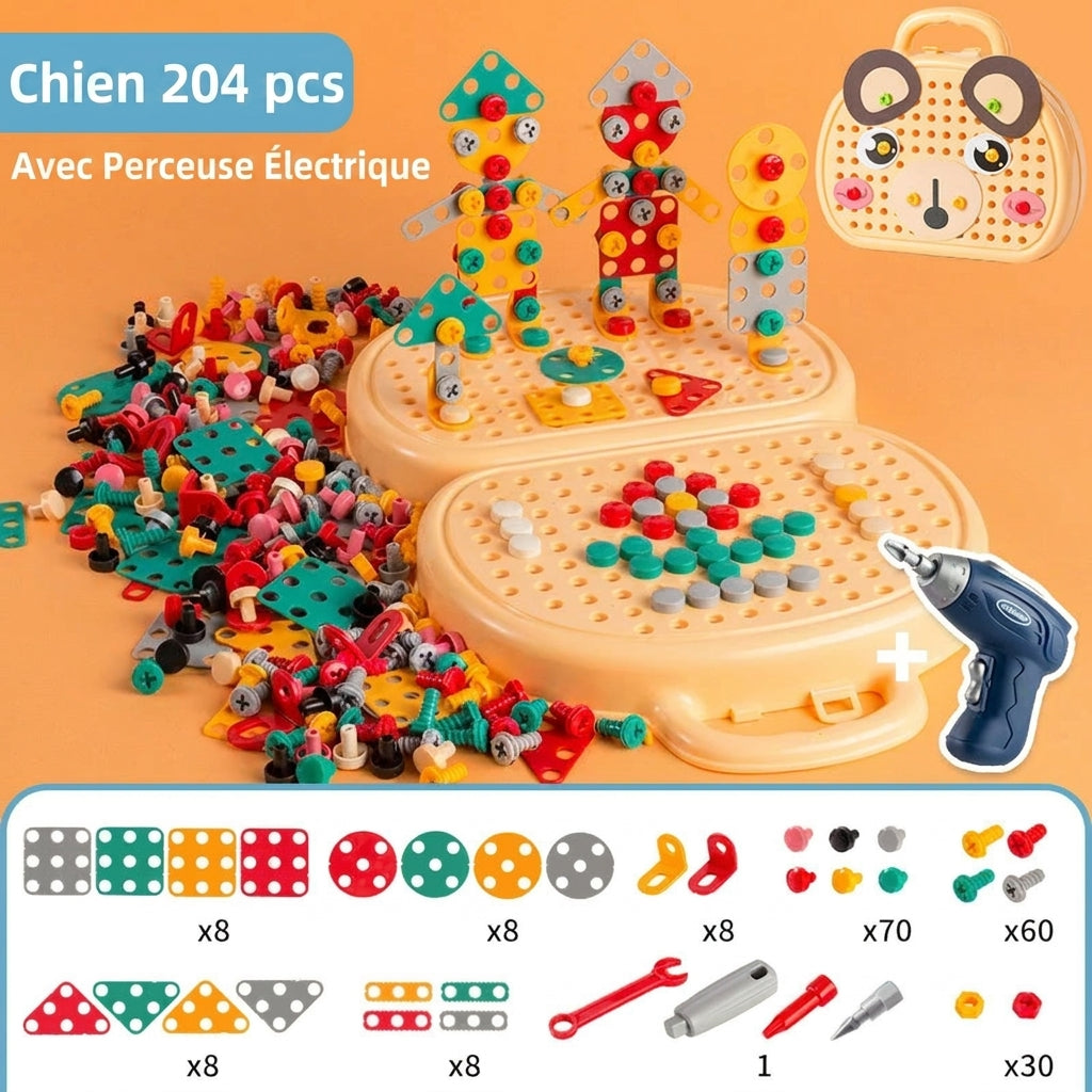 Ensemble de perçage Montessori