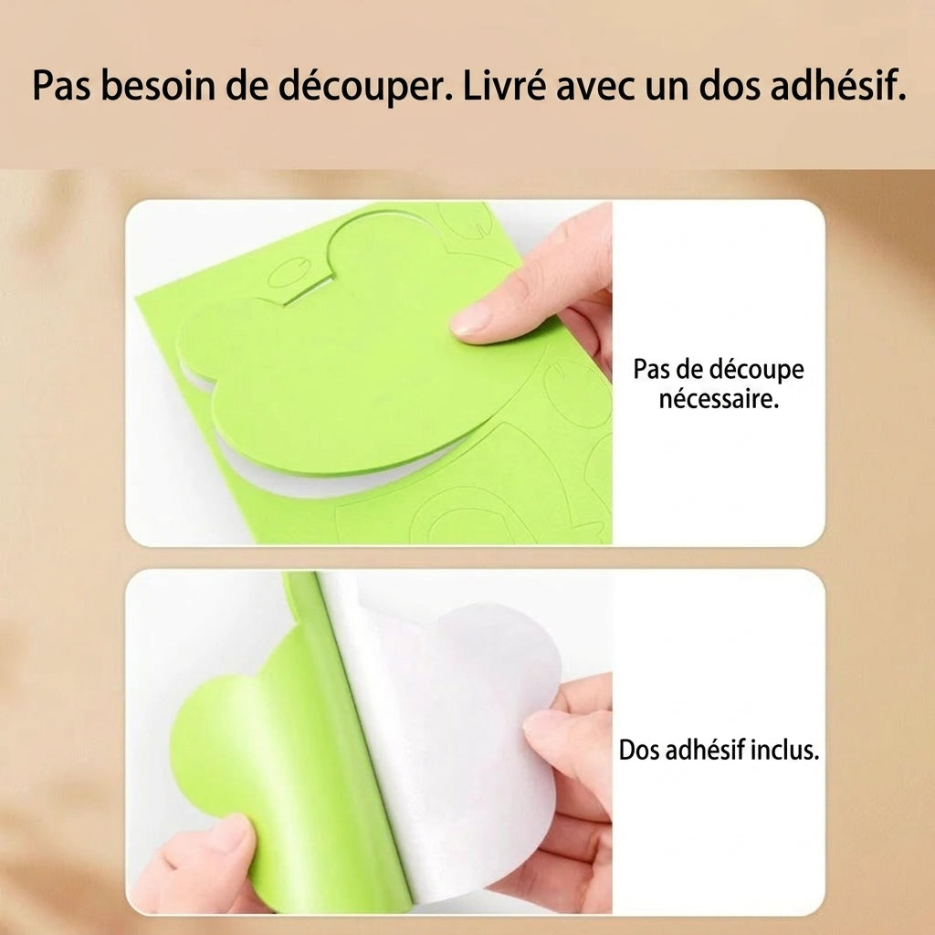 Puzzles autocollants en 3D en mousse EVA - Pack de 10/12 feuilles