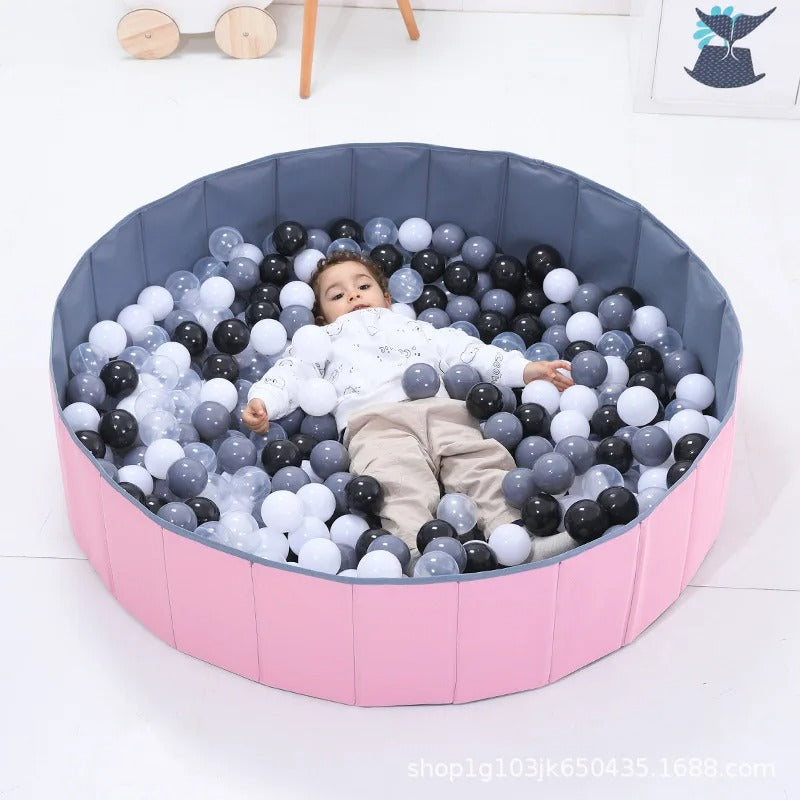 Piscine à Balles Pliable Ronde 80 cm Rose ou Bleue