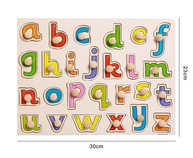 Plateau Montessori Alphabet Minuscule Montessori - Montessori Home | Montezzori Montezzori