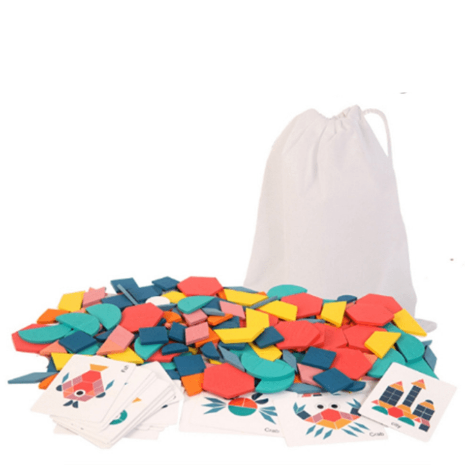 Puzzle géométrique Montessori - 180 pièces | Montessori puzzle Montessori