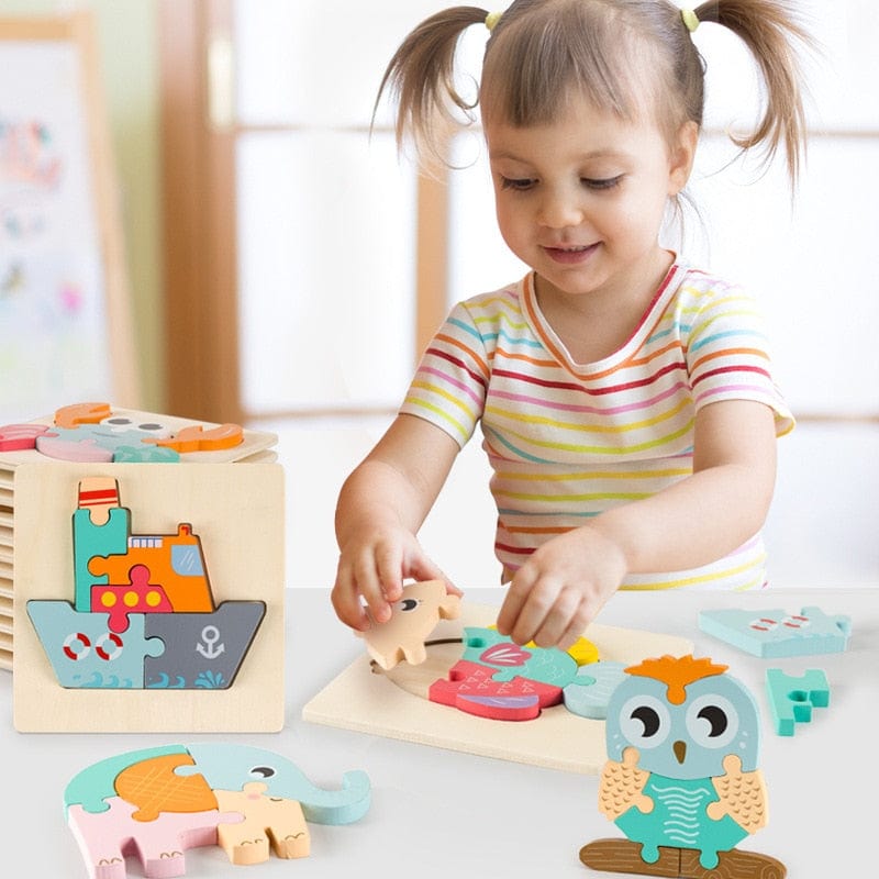 Puzzle Montessori 3D - Experience Montessori | Montessori Montessori