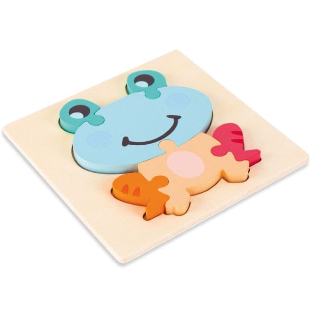 Puzzle Montessori 3D - Experience Montessori | Montezzori Grenouille Montezzori