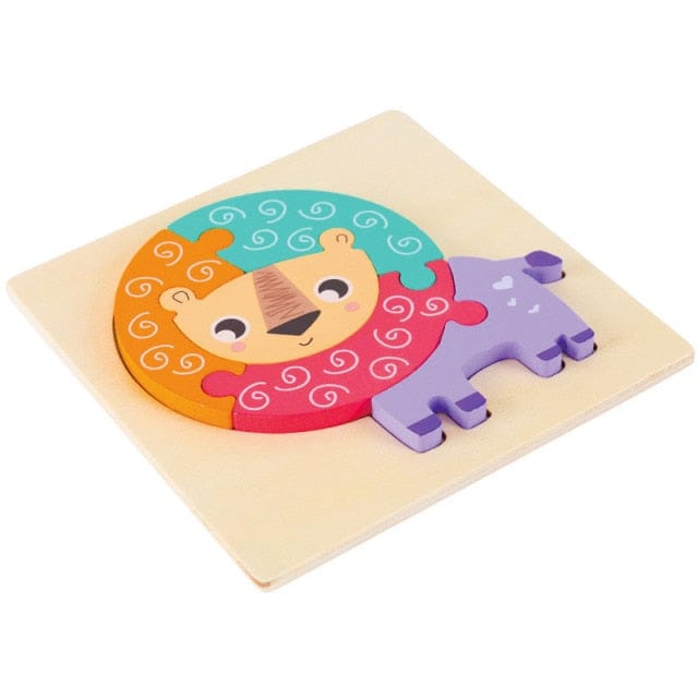 Puzzle Montessori 3D - Experience Montessori | Montezzori Lion Montezzori