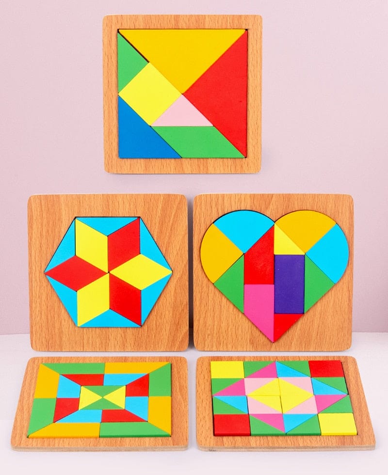 Puzzle Tangram Montessori Formes Géométriques | Montezzori Montezzori