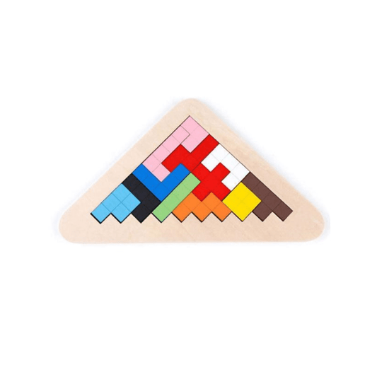 Puzzle Tangram Triangle - Montessori Collection | Montezzori Montezzori