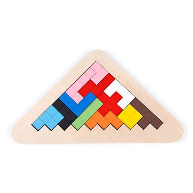 Puzzle Tangram Triangle - Montessori Collection | Montezzori Montezzori