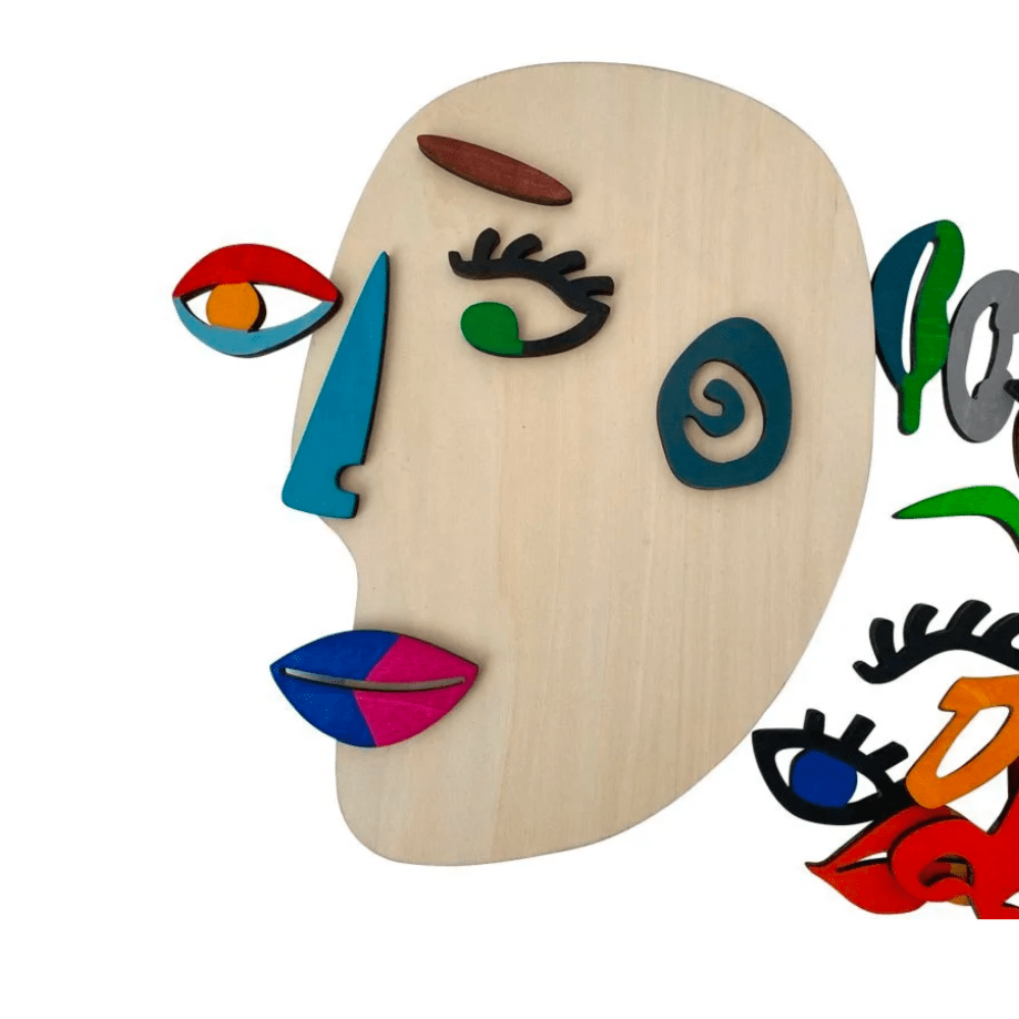 Puzzle Visage Artistique pour Enfants Montessori - Édition Spéciale | Montezzori WT911C Montezzori